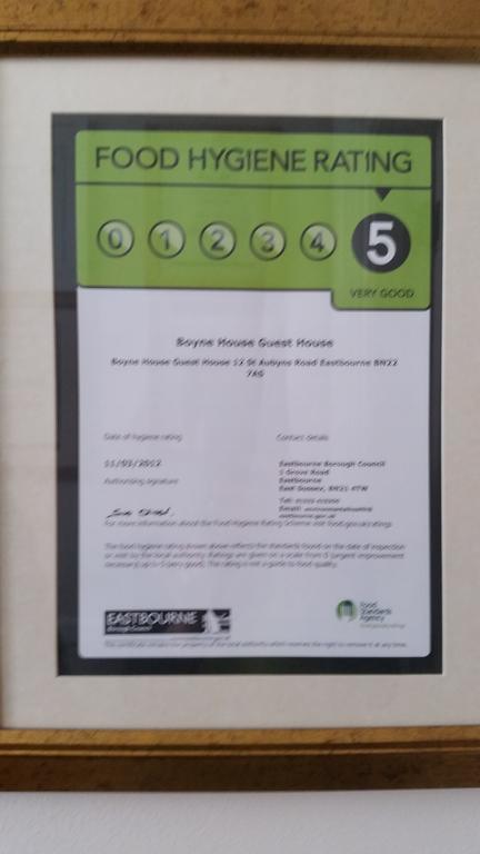 Boyne House Guest House Eastbourne Eksteriør billede